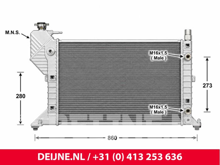 Nowe Chlodnica Mercedes Sprinter Cena € 168,19 Z VAT oferowane przez van Deijne Onderdelen Uden B.V.