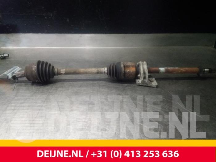 Front drive shaft, right from a Fiat Doblo Cargo (263) 1.3 MJ 16V DPF Euro 5 2011