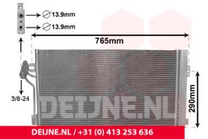 New Air conditioning condenser Mercedes Vito Price € 54,45 Inclusive VAT offered by van Deijne Onderdelen Uden B.V.