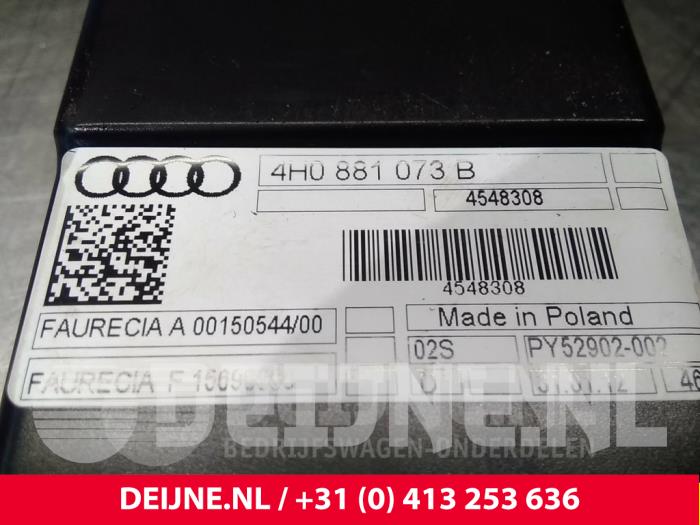 Bomba neumática (suspensión) de un Audi A7 Sportback (4GA/4GF) 3.0 TDI V6 24V Quattro 2012