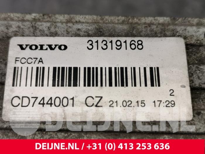 Ladeluftkühler van een Volvo V40 Cross Country (MZ) 1.6 D2 2015