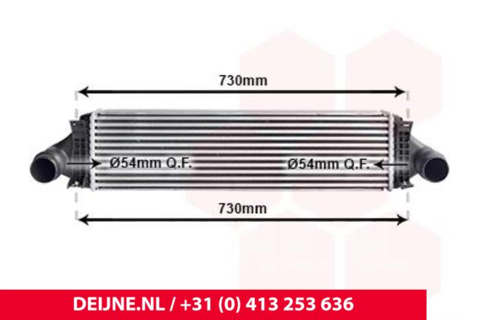 Nuevos Intercooler Volvo V40 Precio € 141,57 IVA incluido ofrecido por van Deijne Onderdelen Uden B.V.