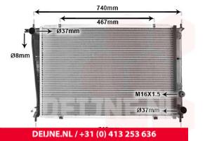 New Radiator Hyundai H200 Price € 69,94 Inclusive VAT offered by van Deijne Onderdelen Uden B.V.
