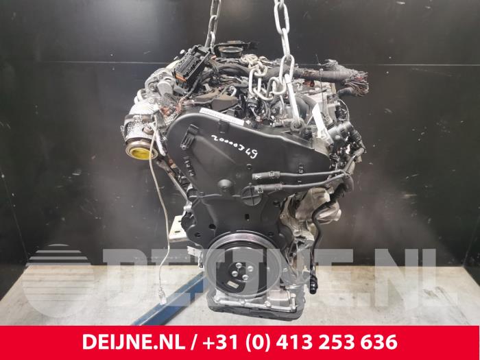 Motor van een Audi A6 Avant (C8) 2.0 40 TDI Mild Hybrid Quattro 2019