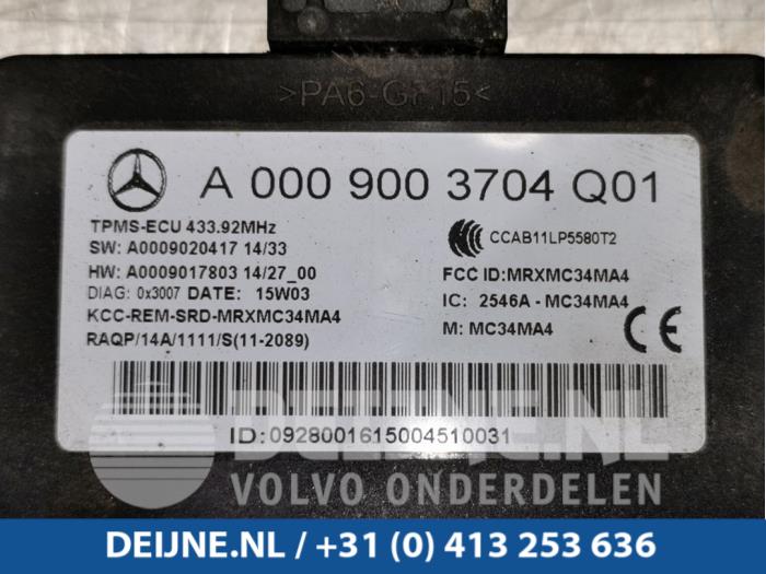 Módulo de presión de neumáticos de un Mercedes SLK-Klasse 11- 2015