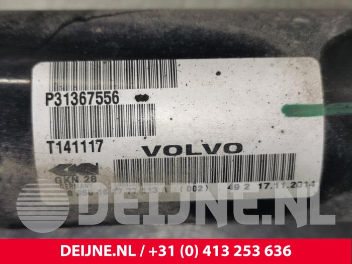 Arbre de transmission avant droit d'un Volvo XC60 I (DZ) 2.4 D4 20V AWD 2015