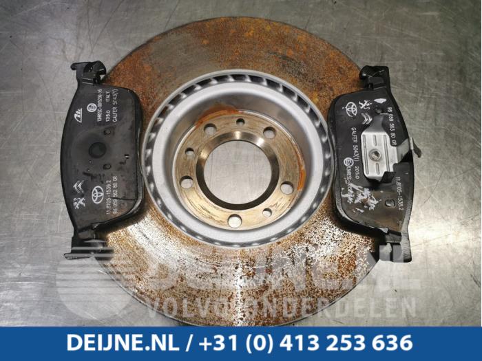 Bremsscheibe + Bremsklotz vorne van een Peugeot Expert (VA/VB/VE/VF/VY) 1.5 BlueHDi 100 2020