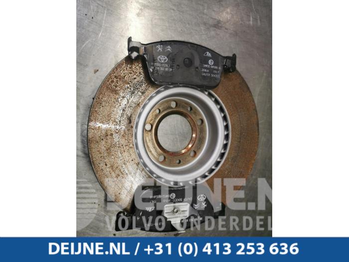 Bremsscheibe + Bremsklotz vorne van een Peugeot Expert (VA/VB/VE/VF/VY) 1.5 BlueHDi 100 2020