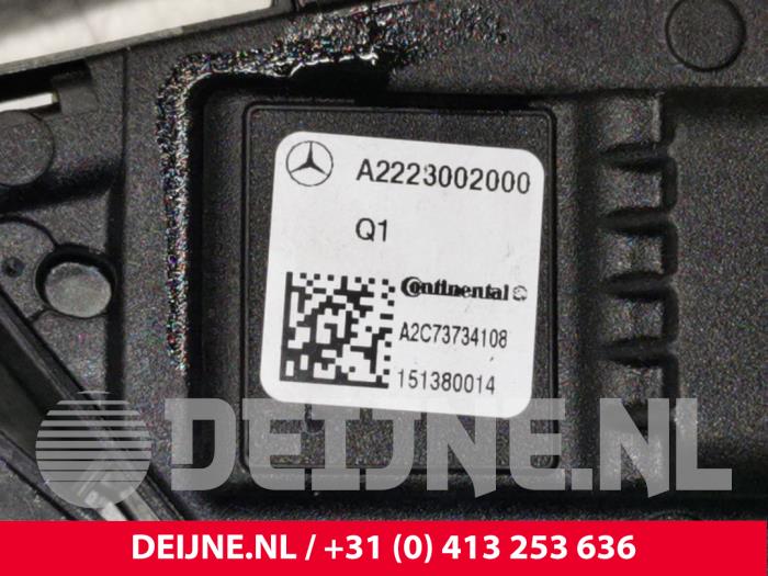 Accelerator pedal Mercedes S 3.0 S-500 Plug-in Hybrid, S-500 e 24V ...