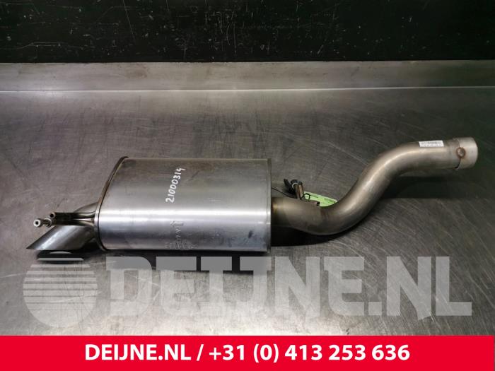 Exhaust rear silencer from a Mercedes-Benz Vito (447.6) 2.0 114 CDI 16V 2021