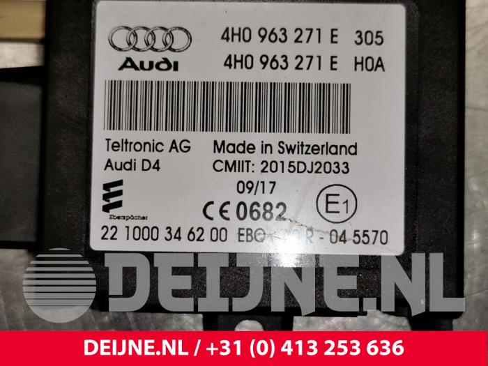 Ordinateur divers d'un Audi S8 (D4) 4.0 Plus V8 TFSI 32V 2017