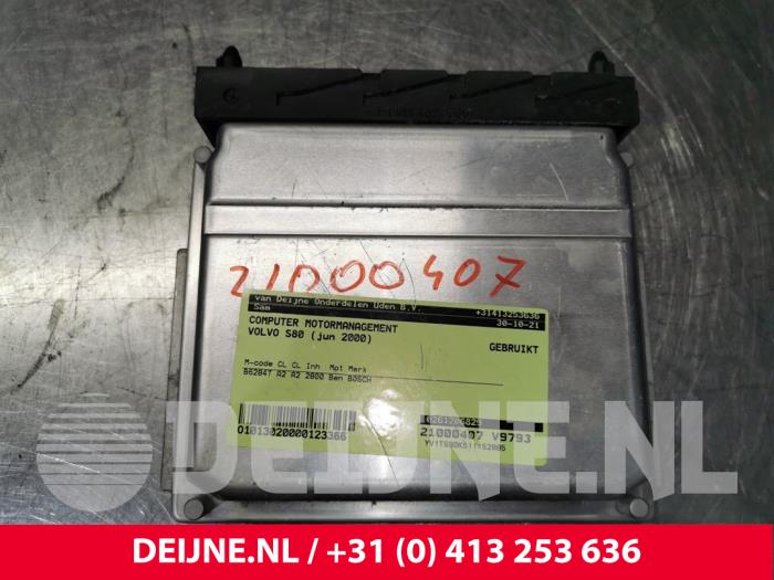 Used Engine management computer Volvo S80 (TR/TS) 2.8 T6 24V Price € 75,00 Margin scheme offered by van Deijne Onderdelen Uden B.V.