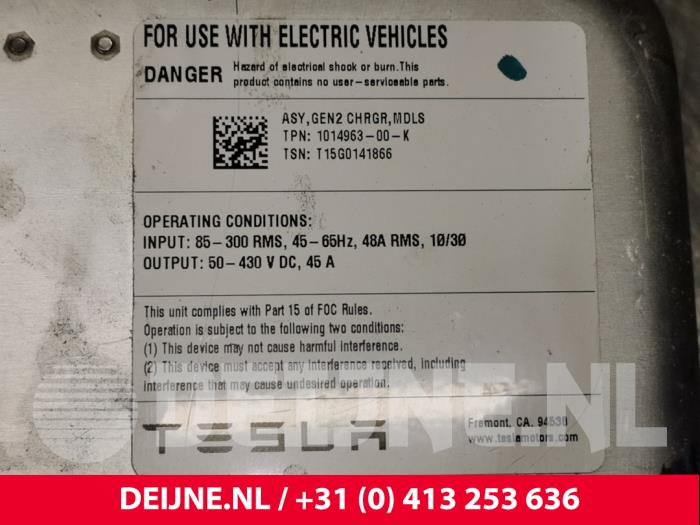 Battery charger from a Tesla Model S 70D 2015