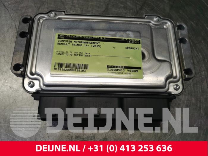 Used Engine management computer Renault Twingo III (AH) 0.9 Energy TCE 90 12V Price € 80,00 Margin scheme offered by van Deijne Onderdelen Uden B.V.