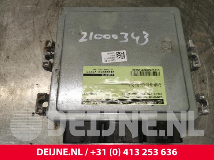 Used Engine management computer Volvo V40 (MV) 1.6 D2 Price € 75,00 Margin scheme offered by van Deijne Onderdelen Uden B.V.