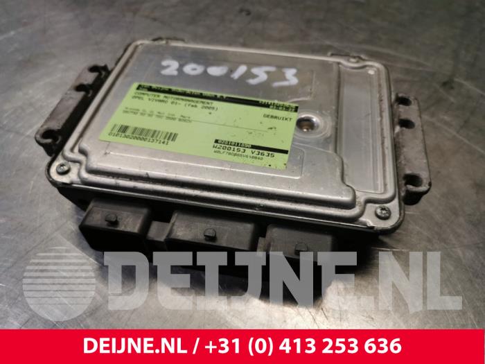 Used Engine management computer Opel Vivaro 2.5 DTI 16V Price € 181,50 Inclusive VAT offered by van Deijne Onderdelen Uden B.V.