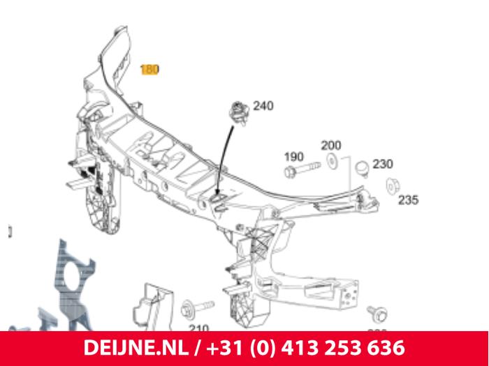 Nya Front Mercedes Sprinter Pris € 157,30 Inklusive moms erbjuds av van Deijne Onderdelen Uden B.V.