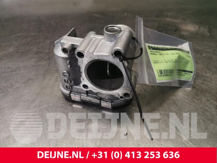Usagé Boitier papillon Renault Trafic New (FL) 2.0 dCi 16V 90 Prix € 12,10 Prix TTC proposé par van Deijne Onderdelen Uden B.V.