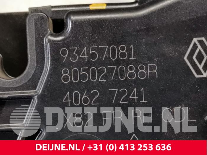 Door lock mechanism 2-door, right from a Opel Vivaro 1.6 CDTI BiTurbo 120 2016