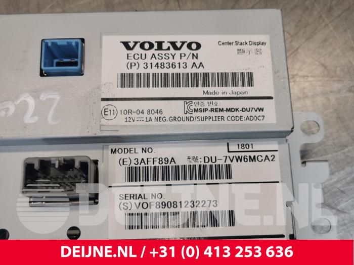 Affichage intérieur d'un Volvo V40 (MV) 2.0 D2 16V 2018