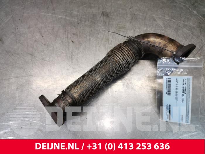 Used Exhaust front section Porsche Cayenne II (92A) 3.0 D V6 24V Price € 35,00 Margin scheme offered by van Deijne Onderdelen Uden B.V.
