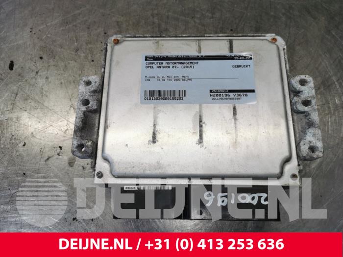 Engine management computer Opel Antara (LA6), 2006 / 2017 2.2 CDTI 16V 4x2, SUV, Diesel, 2.231cc, 120kW (163pk), FWD, Z22D1; EURO4, 2010-12 / 2015-12 (Used)