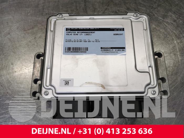 Used Engine management computer Volvo XC40 (XZ) 1.5 T4 Plug-in Hybrid 12V Price € 250,00 Margin scheme offered by van Deijne Onderdelen Uden B.V.