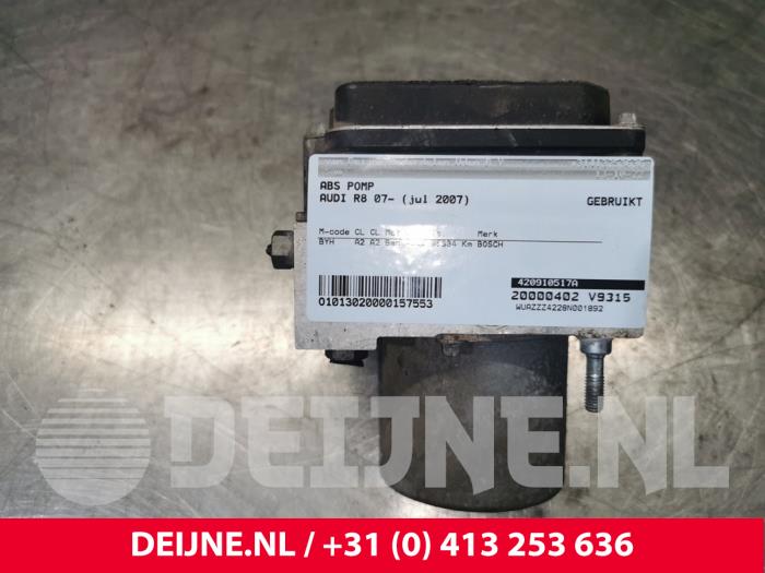 Used ABS pump Audi R8 (422/423) 4.2 V8 32V FSI Quattro Price € 450,00 Margin scheme offered by van Deijne Onderdelen Uden B.V.