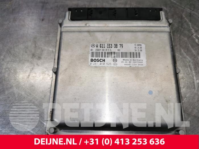 Used Engine management computer Mercedes Sprinter 2t (901/902) 208 CDI 16V Price € 181,50 Inclusive VAT offered by van Deijne Onderdelen Uden B.V.