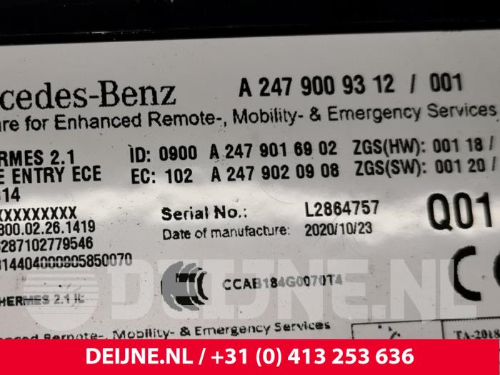 Modul radiowy z Mercedes-Benz Sprinter 5t 515 CDI 2.0 D RWD 2021