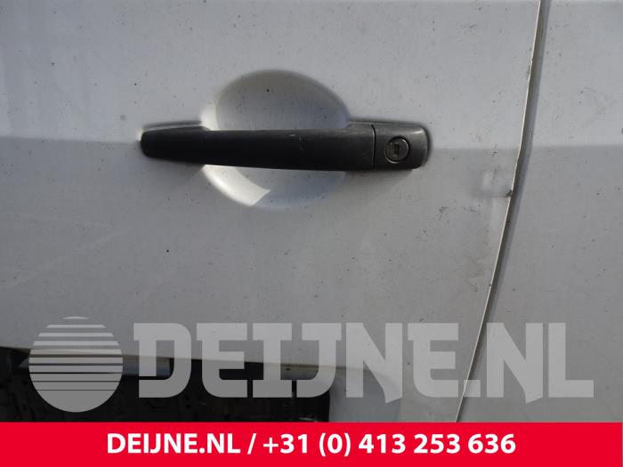 Sliding door handle, right from a Peugeot Partner Tepee (7A/B/C/D/E/F/G/J/P/S) 1.6 HDiF 90 16V Phase 1 2011