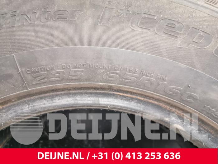 Winter tyre from a Volkswagen Crafter