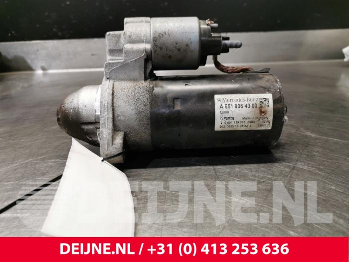 Gebrauchte Anlasser Mercedes Sprinter 3,5t (907.6/910.6) 316 CDI 2.1 D RWD Preis € 24,20 Mit Mehrwertsteuer angeboten von van Deijne Onderdelen Uden B.V.