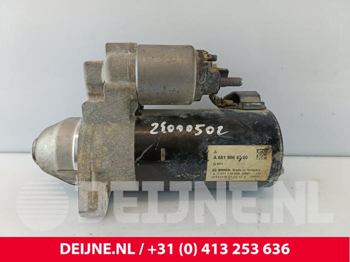 Used Starter Mercedes Vito (447.6) 2.2 114 CDI 16V Price € 108,90 Inclusive VAT offered by van Deijne Onderdelen Uden B.V.