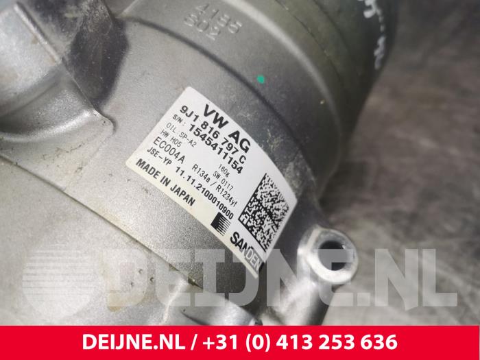 Klimapumpe van een Porsche Taycan Cross Turismo (Y1B) 4S Performance Battery Plus 2022