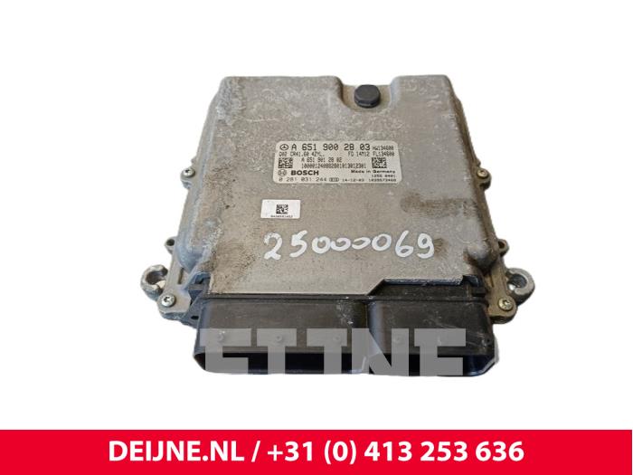 Used Engine management computer Mercedes Vito Tourer (447.7) 2.2 114 CDI 16V Price € 114,95 Inclusive VAT offered by van Deijne Onderdelen Uden B.V.