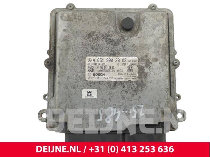 Used Engine management computer Mercedes Vito (447.6) 2.2 116 CDI 16V Price € 96,80 Inclusive VAT offered by van Deijne Onderdelen Uden B.V.
