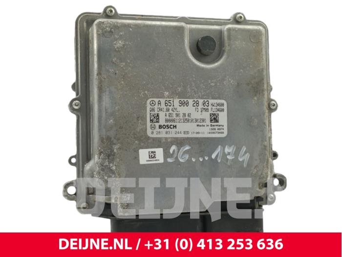 Used Engine management computer Mercedes Vito (447.6) 2.2 114 CDI 16V Price € 90,75 Inclusive VAT offered by van Deijne Onderdelen Uden B.V.