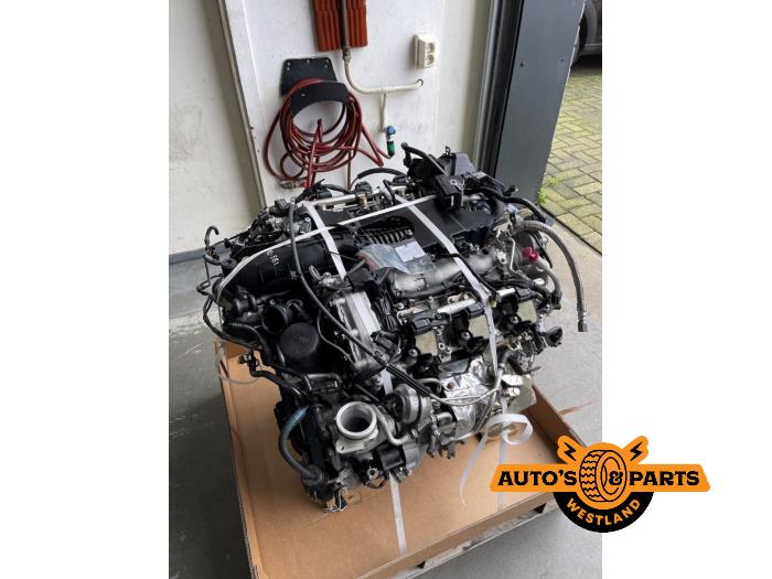 Motor de un Mercedes-Benz C (W205) C-43 AMG 3.0 V6 24V Turbo 4-Matic 2018