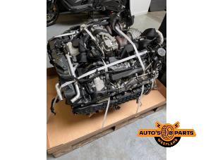 Engine from a Mercedes-Benz C (W205) C-63 S,Edition 1 AMG 4.0 V8 Biturbo 2017