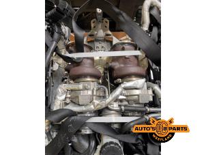 Engine from a Mercedes-Benz C (W205) C-63 S,Edition 1 AMG 4.0 V8 Biturbo 2017