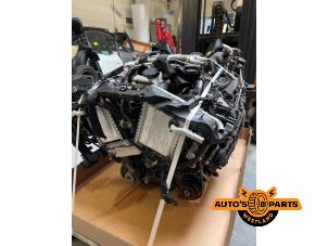 Engine from a Mercedes-Benz C (W205) C-63 S,Edition 1 AMG 4.0 V8 Biturbo 2017