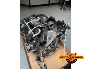 Engine from a Mercedes-Benz C (W205) C-63 S,Edition 1 AMG 4.0 V8 Biturbo 2017
