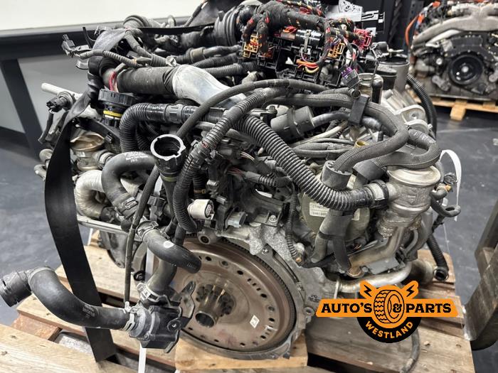 Engine from a Porsche Macan (95B) 3.0 V6 24V S 2017