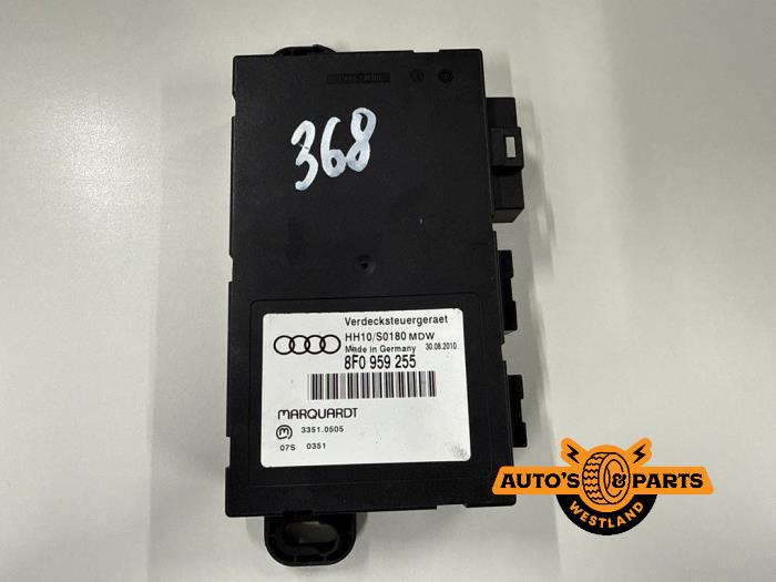 Usagé Ordinateur toit escamotable Audi A5 Cabrio (8F7) 1.8 TFSI 16V Prix € 241,99 Prix TTC proposé par Auto's en Parts Westland B.V.