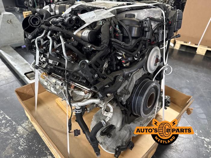 Motor van een Audi Q7 (4MB/4MG) 3.0 45 TDI Mild Hybrid V6 24V 2022