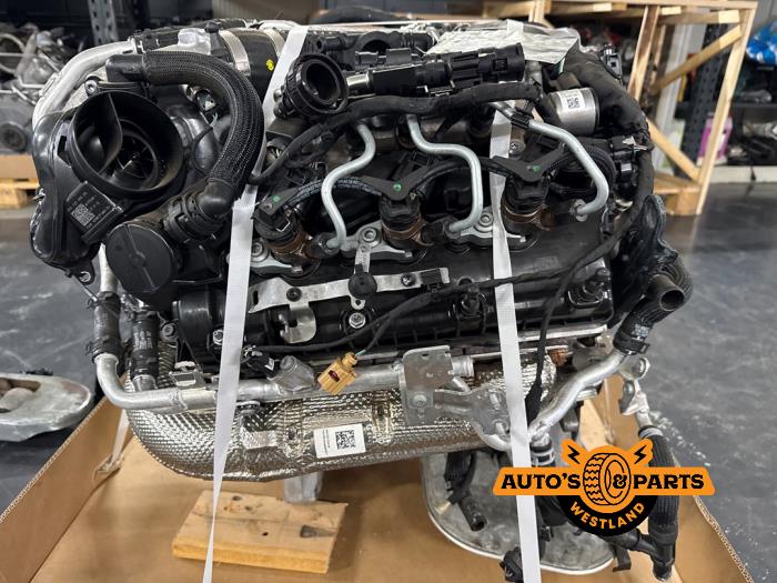 Motor van een Audi Q7 (4MB/4MG) 3.0 45 TDI Mild Hybrid V6 24V 2022