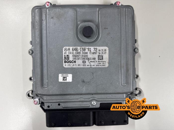 Used Engine management computer Mercedes Vito (639.6) 2.2 111 CDI 16V Price € 302,50 Inclusive VAT offered by Auto's en Parts Westland B.V.