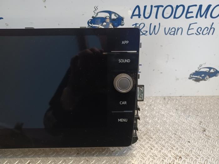 Navigation Display van een Volkswagen Polo VI (AW1) 1.0 12V BlueMotion Technology 2019