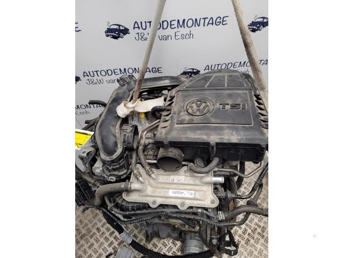 Motor van een Volkswagen Polo VI (AW1) 1.0 TSI 12V 2020